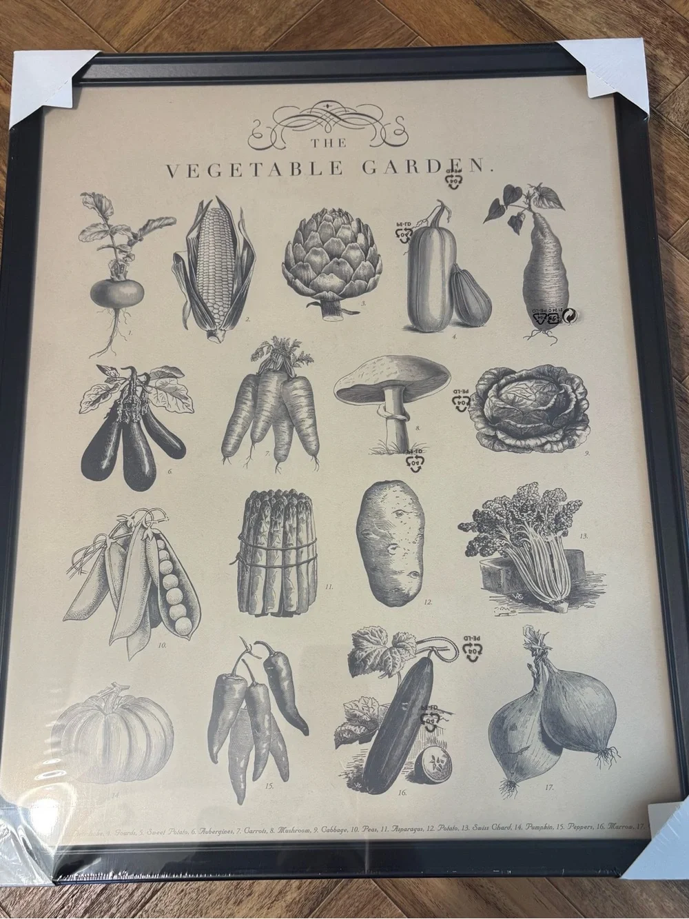 IKEA Knoppang Wall Art Herb Vegetable Garden